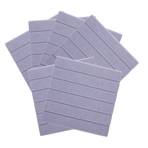ARTIBETTER 6 Stück Große Magnettafel Magnetwand Wand-korkbrett Korkplattenfliesen Metallplatte Für Magnete Modernes Schwarzes Brett Kleine Pinnwand Für Die Wand Korkboard Büro Grey Gefühlt von Artibetter