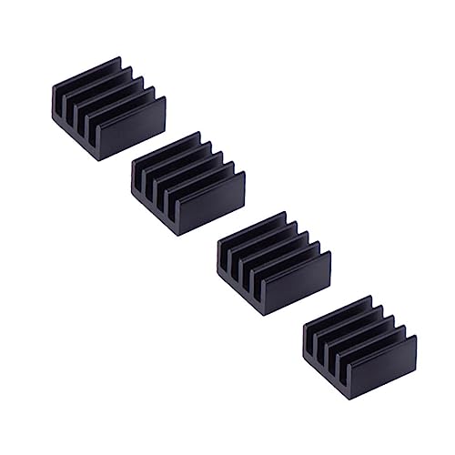 ARTIBETTER Aluminium-kühlkörper-kühler-kit (8 Stück) – Schwarzes Thermisches Kühlkörpergehäuse Für Raspberry/b/b+/2/3 – Wärmeableitung von Artibetter