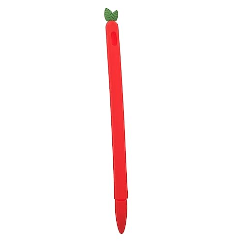 ARTIBETTER Apfel Penci Schreiblernbleistift Stift Kappe Rot Zweite Generation Kieselgel rutschfest ARTIBETTER Apfel Penci Schreiblernbleistift Stift Kappe Rot Zweite Generation Kieselgel rutschfest von Artibetter