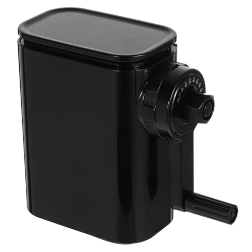 ARTIBETTER Bleistiftspitzer bleistift Bleistiftschärfer Kurbel mechanisch Kunst Schüler Mini-Anspitzer für Bleistifte bequeme Handspitzer Abs Black von Artibetter
