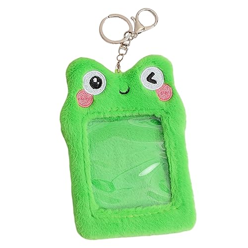 ARTIBETTER Cartoon -froschkartenset Kartenhülle Inhaber Abdeckung Id -kartenhalter Form Schlüssel Ärmel Schutz Für Fotokartenhalter Id-kartenhalter-hülle Kawaii-kartenhalter Plüsch Grün ARTIBETTER Cartoon -froschkartenset Kartenhülle Inhaber Abdeckung Id -kartenhalter Form Schlüssel Ärmel Schutz Für Fotokartenhalter Id-kartenhalter-hülle Kawaii-kartenhalter Plüsch Grün von Artibetter