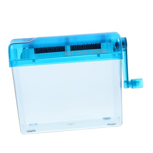 ARTIBETTER Handgesiedeltes Papierschreider Kleiner Schredder Handpapier Shredder Desktop Hauszubehör Handschredder Manueller Aktenvernichter Für Papier Maschine Büro Abs Blue ARTIBETTER Handgesiedeltes Papierschreider Kleiner Schredder Handpapier Shredder Desktop Hauszubehör Handschredder Manueller Aktenvernichter Für Papier Maschine Büro Abs Blue von Artibetter