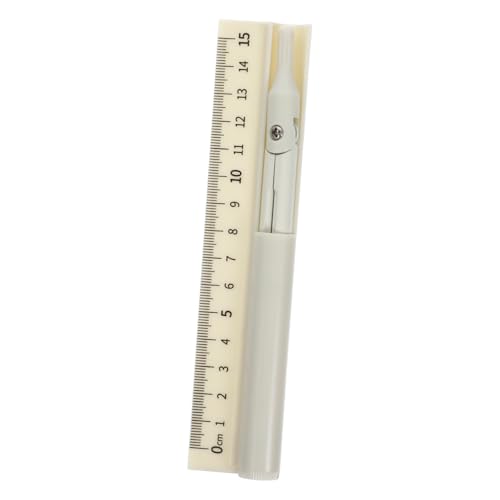 ARTIBETTER Satz Zirkelstift-Lineal Schule Mathe Kunst Kreis Kind skizzieren Mehrzweck-Zirkelstift Vielseitiges Werkzeug Messwerkzeug-Set kleiner Winkelmesser Geometrievorlage Metall Yellow ARTIBETTER Satz Zirkelstift-Lineal Schule Mathe Kunst Kreis Kind skizzieren Mehrzweck-Zirkelstift Vielseitiges Werkzeug Messwerkzeug-Set kleiner Winkelmesser Geometrievorlage Metall Yellow von Artibetter
