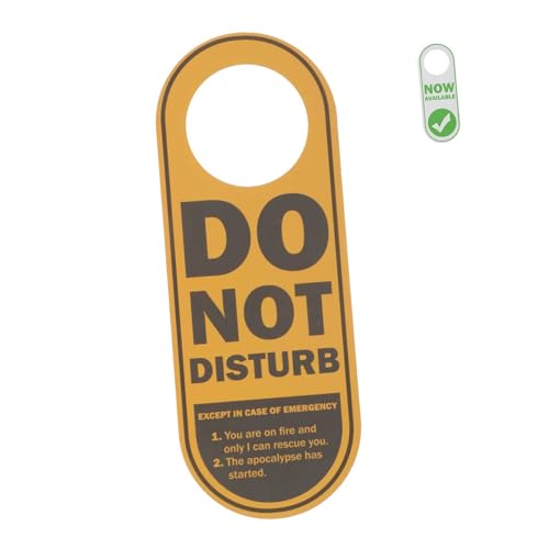 ARTIBETTER Schild „Bitte nicht stören“. Vinyl Dekoratives Zeichen Stand Toilettenschilder für die Tür Dekorationen besetzt türschild besetzt schild türschilder büro büro-türschild PVC von Artibetter