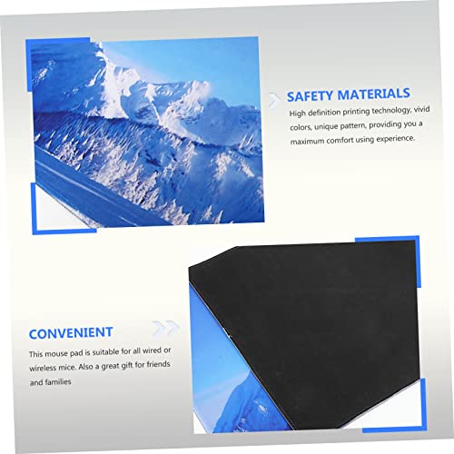 ARTIBETTER Wasserdichte Schreibtischmatte Matten Extra Weiß -anti-skid-pad Polster Groß Himmel Tastaturmatte Für Computer Unterlage Tastatur Und Mauspad Gummiauflage Blue von Artibetter