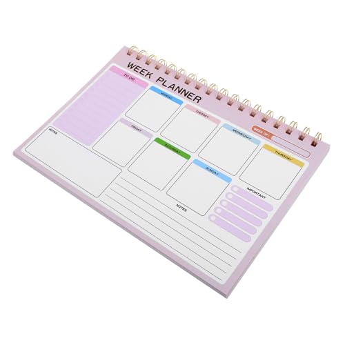 ARTIBETTER Wochenplaner-notizblock Zeitschriftenplaner Wöchentlicher Schreibtischplaner Planer Zu Tun Wöchentliche Planung Wöchentliches Tagebuch Wochenkalender Rosa Eisen ARTIBETTER Wochenplaner-notizblock Zeitschriftenplaner Wöchentlicher Schreibtischplaner Planer Zu Tun Wöchentliche Planung Wöchentliches Tagebuch Wochenkalender Rosa Eisen von Artibetter