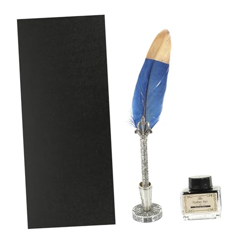 Artibetter 1 Satz Feder-stift-set Schlüssel Modern Kalligrafiestifte Zum Schreiben Antikes Dip Stift Alter Stift Gefiedert Federkiel Gans Tinte Anfänger Bausatz Farbe Marine Glas Artibetter 1 Satz Feder-stift-set Schlüssel Modern Kalligrafiestifte Zum Schreiben Antikes Dip Stift Alter Stift Gefiedert Federkiel Gans Tinte Anfänger Bausatz Farbe Marine Glas von Artibetter