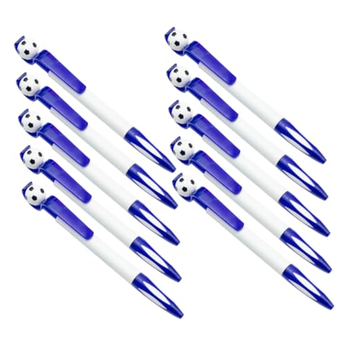 Artibetter 10 Stück Kugelschreiber Masse schwebender Fußball Fußballparty bevorzugt Jungs favorisieren Einziehbarer Stift Schreibstift in Fußballform Plastik Blue Artibetter 10 Stück Kugelschreiber Masse schwebender Fußball Fußballparty bevorzugt Jungs favorisieren Einziehbarer Stift Schreibstift in Fußballform Plastik Blue von Artibetter