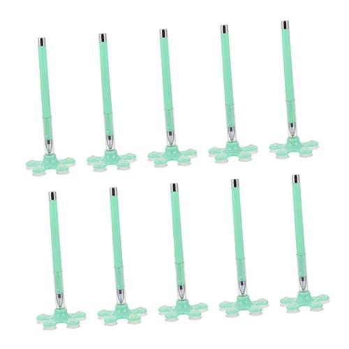 Artibetter 10 Stück Stifte mit mittlerer Spitze handyhalterung schreibutensilien stift halter schreibkladde telefonische Unterstützung Telefonhalter mit Saugnapf kreativer Stift Plastik Green von Artibetter