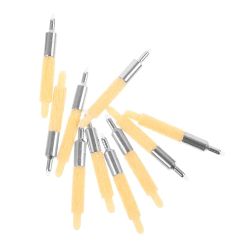 Artibetter 10 Stück Stiftspitze malen ersatzteil farbwechsel Marker-Stift Marker Stift Zubehör Ersatzspitzen für Farbmarker Kreidemalstift mit austauschbaren Spitzen Maker-Tipps Nylon Yellow von Artibetter