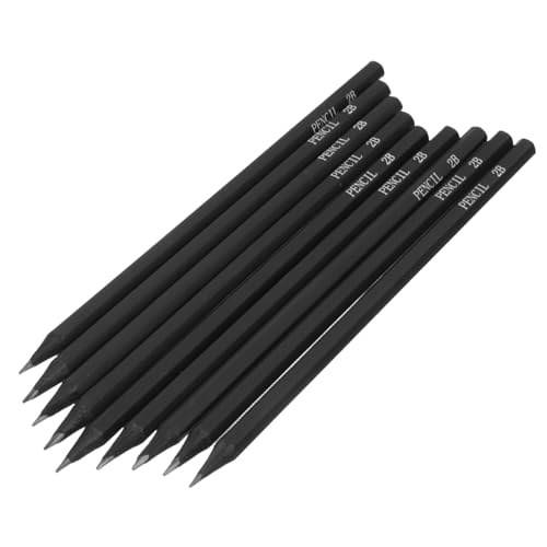 Artibetter 10 Stück schwarzer Sechskantstift Bleistifte schreiben riesiger bleistift Universal-Stößelstange Kohlestift Metallic Bleistift schwarzer Flügelstift Holz Black Artibetter 10 Stück schwarzer Sechskantstift Bleistifte schreiben riesiger bleistift Universal-Stößelstange Kohlestift Metallic Bleistift schwarzer Flügelstift Holz Black von Artibetter