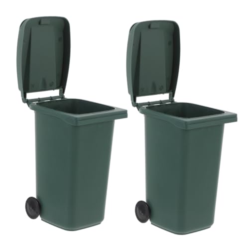 Artibetter 2 Stück Mini-Mülleimer aus Kunststoff einfach Behälter Desktop-Speicher klein Desktop-Mülleimer Schreibtisch-Mülleimer Schreibtisch Mülleimer Plastik Dark Green Artibetter 2 Stück Mini-Mülleimer aus Kunststoff einfach Behälter Desktop-Speicher klein Desktop-Mülleimer Schreibtisch-Mülleimer Schreibtisch Mülleimer Plastik Dark Green von Artibetter