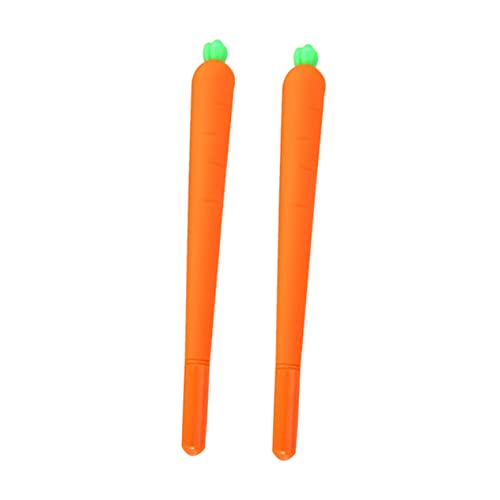 Artibetter 2Stücke Karotten Gel Ink Pen Niedlicher Silikon Roller Kugelschreiber für Studenten und Bürobedarf Wasserbasierter Kohlenstoffstift für Kreative Zeichnungen Artibetter 2Stücke Karotten Gel Ink Pen Niedlicher Silikon Roller Kugelschreiber für Studenten und Bürobedarf Wasserbasierter Kohlenstoffstift für Kreative Zeichnungen von Artibetter