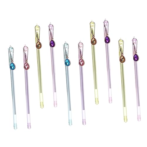 Artibetter 3 Sätze Gel Stift Kugelschreiber Gelstifte Schreibwarenset Schreibwarenhandel Pen Briefpapier Schreiben Gelschreiber Mit Anhänger Schreiben Von Schreiben Plastik 10 Stück * 3 von Artibetter