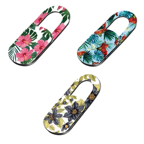 Artibetter Elegante Kamera-Abdeckung mit Blumenmuster 3 Stück Webcam-Abdeckung Laptop-Kamera-Abdeckung Slider Anti- -datenschutzabdeckung Artibetter Elegante Kamera-Abdeckung mit Blumenmuster 3 Stück Webcam-Abdeckung Laptop-Kamera-Abdeckung Slider Anti- -datenschutzabdeckung von Artibetter