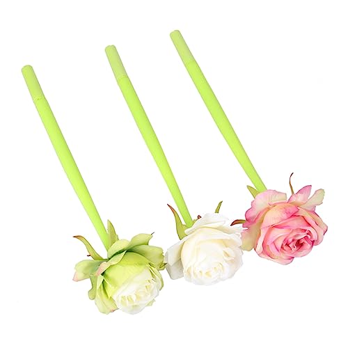 Artibetter 4 Stücke Weicher Gummi -neutraler Stift kugelschreiber Blumen-Gel-Tintenstift Kawaii-Stifte kreativer Gelstift kreativer Rosenstift süße Stifte für Mädchen stifte Grün Artibetter 4 Stücke Weicher Gummi -neutraler Stift kugelschreiber Blumen-Gel-Tintenstift Kawaii-Stifte kreativer Gelstift kreativer Rosenstift süße Stifte für Mädchen stifte Grün von Artibetter