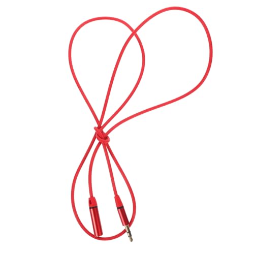 Artibetter Audio-Verlängerungskabel verlängerungskabel für kopfhörer headset verlängerungskabel kopfhörerverlängerungskabel Verlängerung der Kopfhörerbuchse Aux-Kabel-Adapter rot von Artibetter