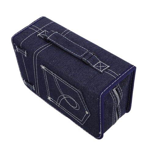 Artibetter Cd-Tasche 60–128 Cd- Denim-cd-Aufbewahrungstasche Stoff-disc-Aufbewahrungstasche Für Zuhause Büro Reisen von Artibetter