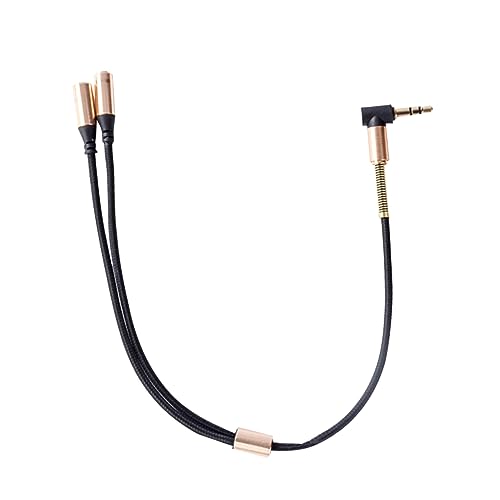 Artibetter Kopfhörer Splitter Kabel für Kopfhörer Lautsprecher Schwarz von Filmen mit Freunden oder Familie Kompatibel mit Tablets Smartphones Artibetter Kopfhörer Splitter Kabel für Kopfhörer Lautsprecher Schwarz von Filmen mit Freunden oder Familie Kompatibel mit Tablets Smartphones von Artibetter