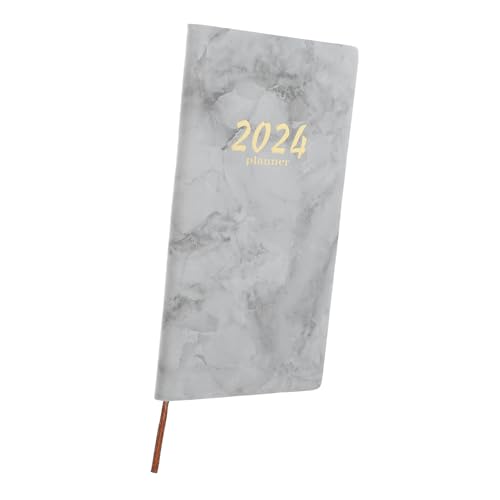 Artibetter Notizbuch Schreibbuch tägliches Aufgabenheft Business Planning Notebook multifunktionaler akademischer Planer Büro-Notizblock bequemer akademischer Planer Planungsbuch Papier Grau von Artibetter