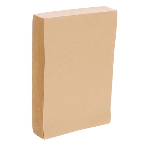 Artibetter Schmierpapier mini notizbuch Blankes Notizbuch Büro Memo Pad Notepad für Bürogebrauch Leere Papierblöcke Kleiner Notizblock Japanisches reispapier kleine Notizblöcke Kratzpad Brown von Artibetter