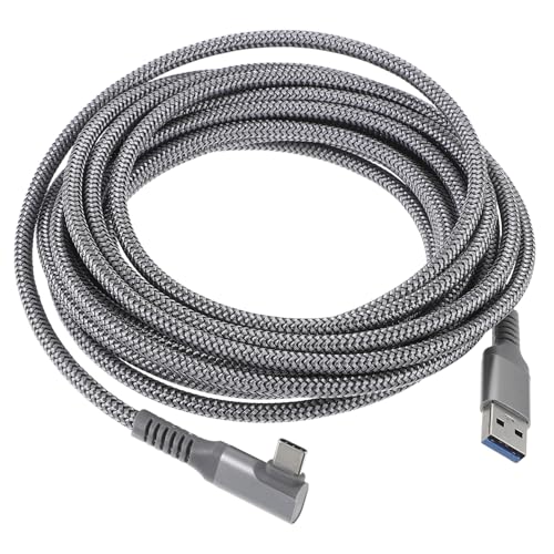 Artibetter VR Linkkabel für Link Steam Quest USB C VR Datenkabel Hochgeschwindigkeits Übertragung bis Langlebig für VR Headset Gaming Multimedia von Artibetter