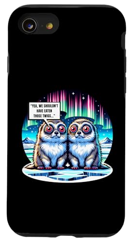 Lustige Nagetiere und Lemminge Hülle für iPhone SE (2020) / 7 / 8 von Artic Circle And Lemmings Apparel