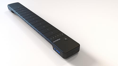 Artiphon Chorda Black Synthesizer (Sampler, MPE-MIDI-Controller, elektronisches Tasteninstrument, Gewicht: 490 g, wiederaufladbarer Akku, inkl. USB-C zu USB-A Kabel und Schnellstartanleitung), Schwarz von Artiphon