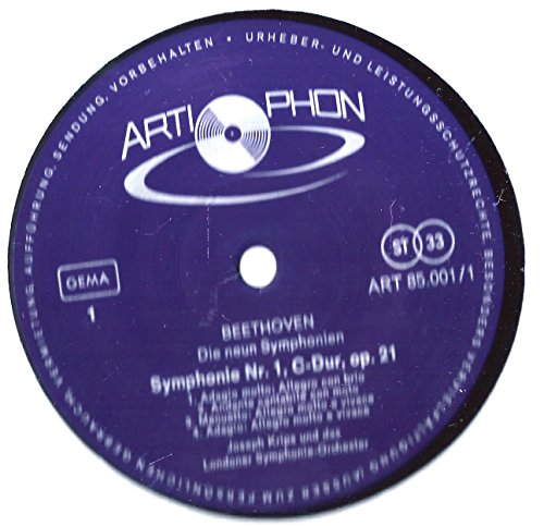 Beethoven: Die Neun Symphonien [Vinyl Schallplatte] [7 LP Box-Set] von Artiphon