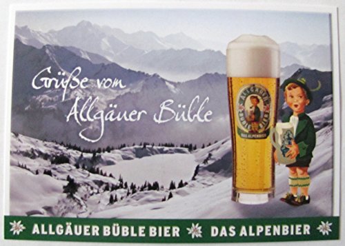 Allgäuer Brauhaus - Büble Bier - Grüße von Allgäuer Büble - Postkarte - Motiv 11 von Artist Unknown