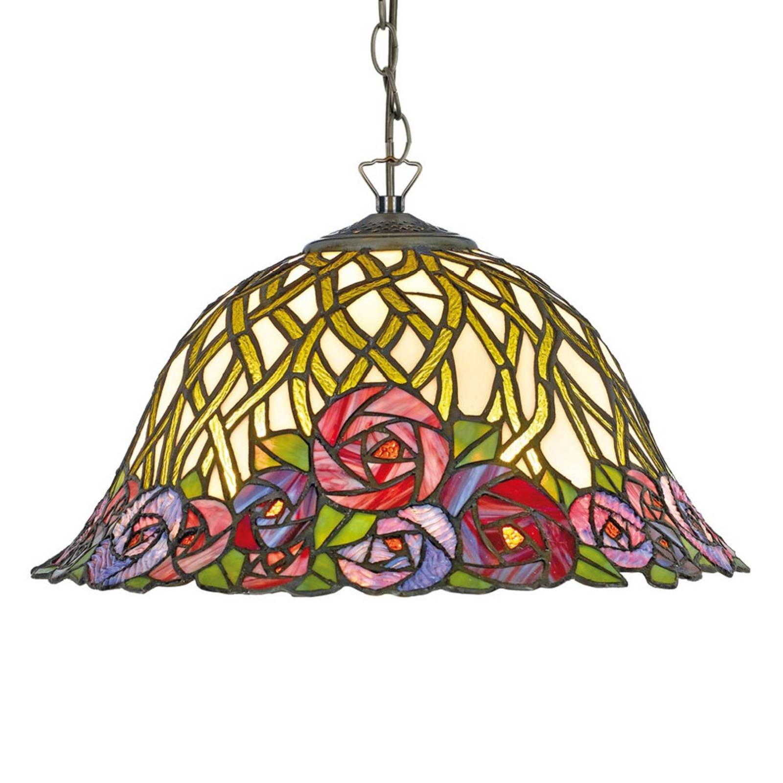 Hängelampe Melika im Tiffany-Stil, 1-flammig Hängelampe Melika im Tiffany-Stil, 1-flammig von Artistar