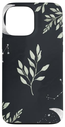 Natur Mond Botanische Himmelsastrologie Sterne Hülle für iPhone 13 Pro Max Natur Mond Botanische Himmelsastrologie Sterne Hülle für iPhone 13 Pro Max von Artistic Pattern