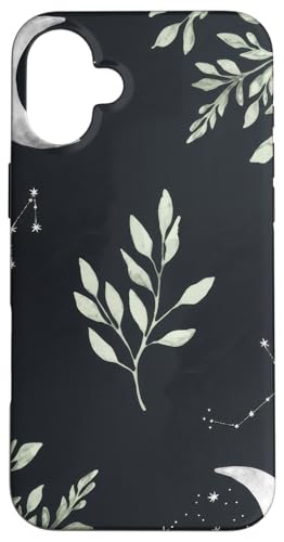 Natur Mond Botanische Himmelsastrologie Sterne Hülle für iPhone 16 Plus Natur Mond Botanische Himmelsastrologie Sterne Hülle für iPhone 16 Plus von Artistic Pattern