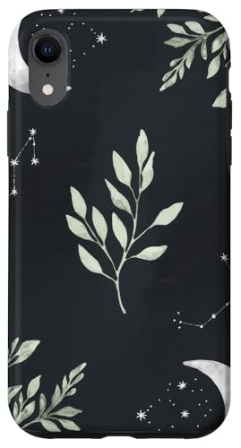 Natur Mond Botanische Himmelsastrologie Sterne Hülle für iPhone XR Natur Mond Botanische Himmelsastrologie Sterne Hülle für iPhone XR von Artistic Pattern