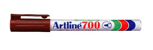 Artline 700 0,7 mm feiner Rundspitze permanent marker – Braun von Artline