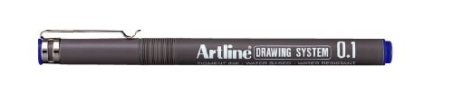 Artline Drawing System Stift 0,1 mm 12 Stück Blau von Artline