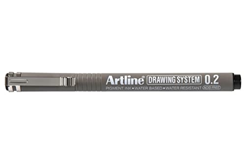 Artline Drawing System Stift EK232, Schwarz von Artline