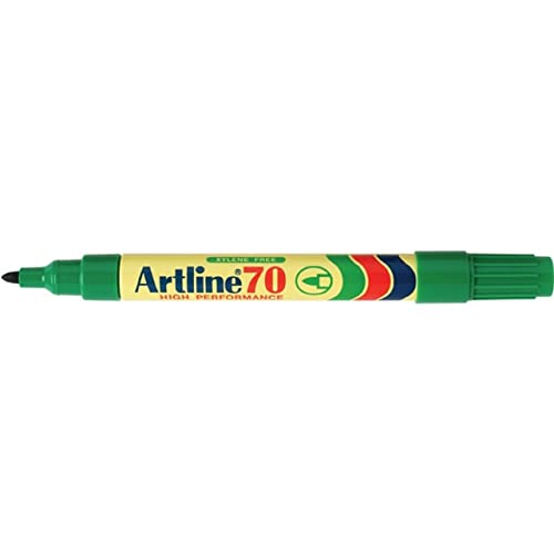 Artline Ek70 Permanent Marker, nachfüllbar, runde 1,5 mm Spitze Permanent Marker – grün von Artline