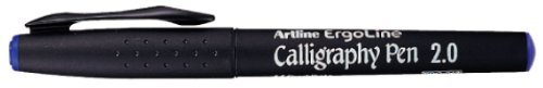 Artline Ergoline Kalligraphiestift, Strichbreite 2,0 mm, Blau, 12 Stück von Artline