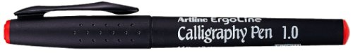artline Ergoline Kalligraphie-Stift, 1,0 mm, Rot von Artline