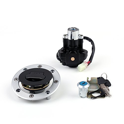 Artudatech Zündschloss Motorrad, Startschalter Zündung Zündschalter mit Tankdeckel Schlüssel Ignition Switch Lock für Suzu-ki SV650 SV 650 1999-2002 von Artudatech