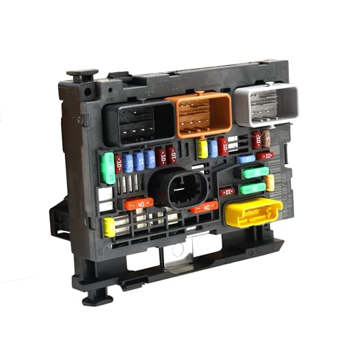 Artudatech kfz Sicherungskasten Überlastschutz BSM 9807028780 für Citroen Berlingo C4 C8 Originalersatz Fuse Box OEM Plug-and-Play Sicherungshalter für Peugeot Partner 307 608 für 308, Expert Van von Artudatech