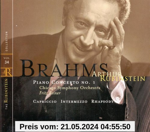 The Rubinstein Collection Vol. 34 (Brahms: Klavierkonzert Nr. 1 / Klavierstücke) von Artur Rubinstein