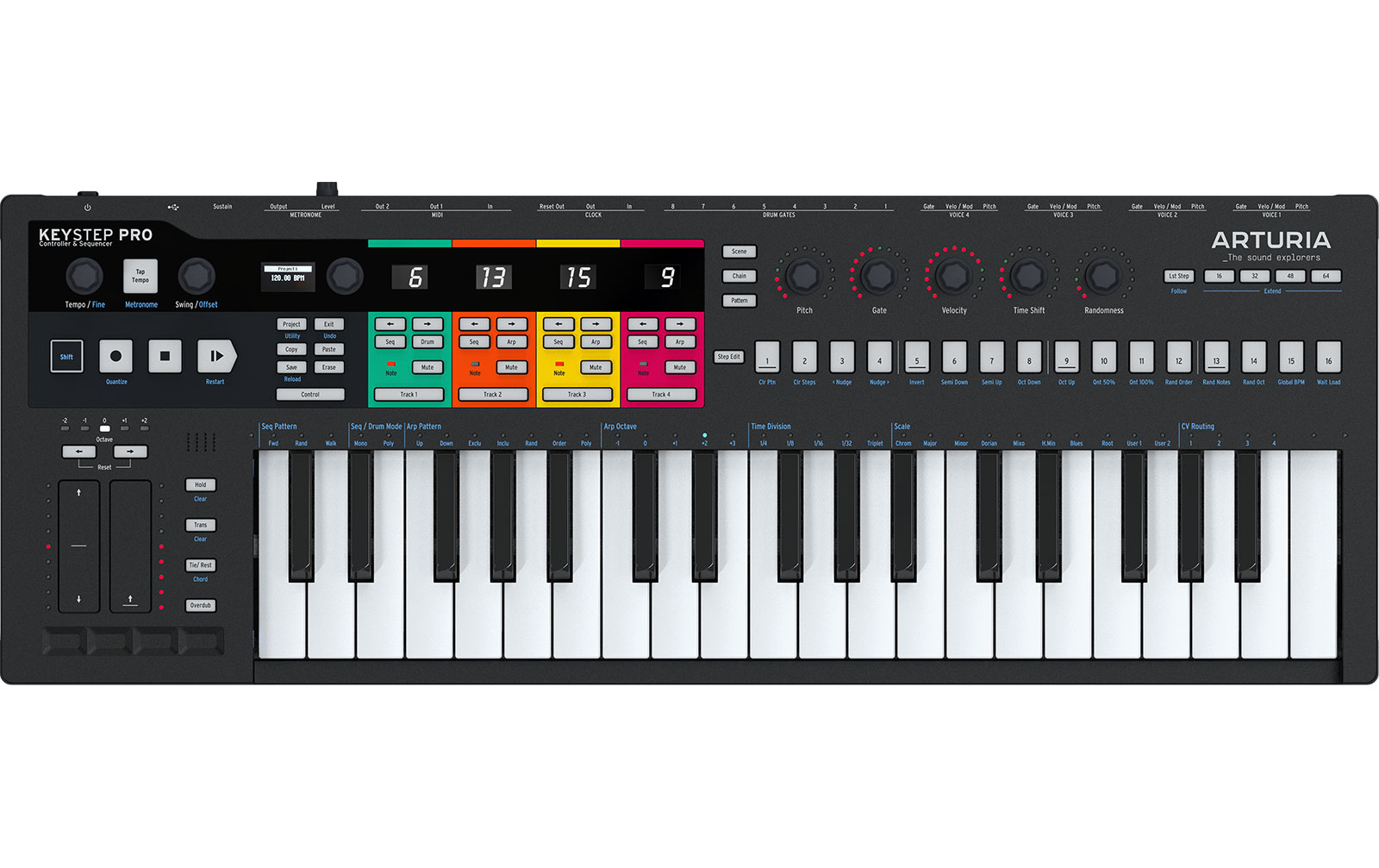 Arturia KeyStep Pro Black Edition Arturia KeyStep Pro Black Edition von Arturia