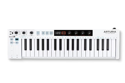 Arturia - Keystep 37- Kreativer MIDI-Controller, Sequenzer, Arpeggiator und Akkord-Generator -37-Noten Slimkey-Keyboard, zuweisbare MIDI CC-Controller, Skalen-Modus, vielseitige Anschlussmöglichkeiten von Arturia