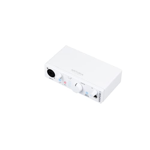 Arturia - MiniFuse 1 - Kompaktes USB-Audio-Interface mit Kreativer Software für Hochwertige Aufnahmen, Produktion, Podcasting, Gitarre - Weiß Arturia - MiniFuse 1 - Kompaktes USB-Audio-Interface mit Kreativer Software für Hochwertige Aufnahmen, Produktion, Podcasting, Gitarre - Weiß von Arturia
