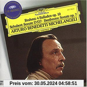 Balladen Op. 10 / Klaviersonaten von Arturo Benedetti Michelangeli