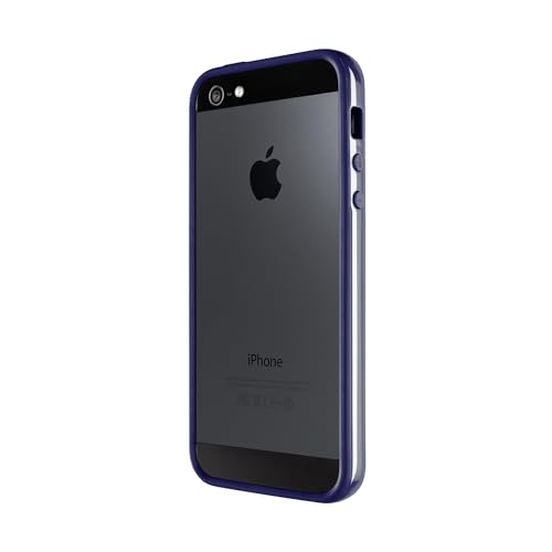 Artwizz Bumper Designed für iPhone SE (2016) / 5S / 5 - Schutzrahmen aus Kunststoff mit Soft-Touch Beschichtung - Lila von Artwizz