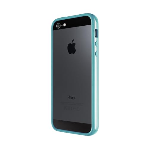 Artwizz Bumper Designed für iPhone SE (2016) / 5S / 5 - Schutzrahmen aus Kunststoff mit Soft-Touch Beschichtung - Petrol Blau von Artwizz