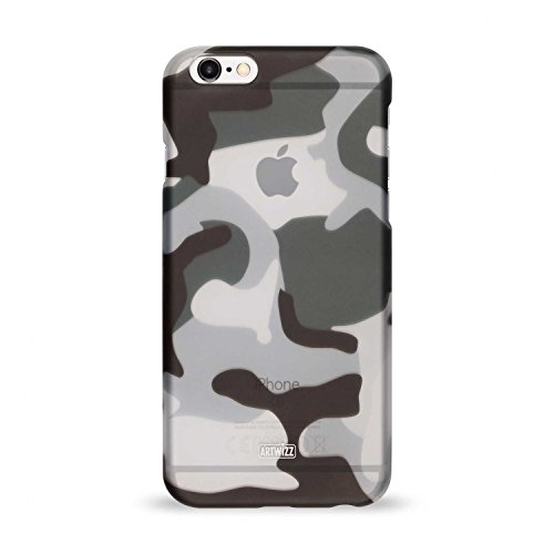 Artwizz Camouflage Clip Handyhülle Designed für [iPhone 6S Plus, iPhone 6 Plus] - Schutzhülle im Tarnmuster-Look mit Soft-Touch-Beschichtung & Grip von Artwizz